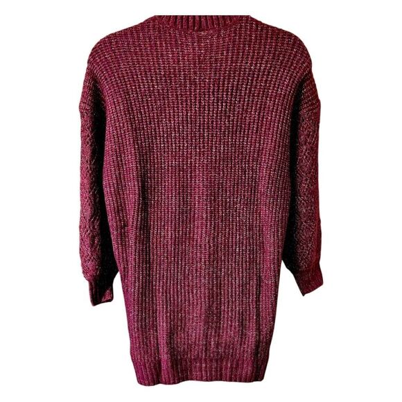 TORRID Winter Bloom Color Boyfriend Cardigan Pointelle Sleeve Sweater SIZE 2X - Picture 10 of 16